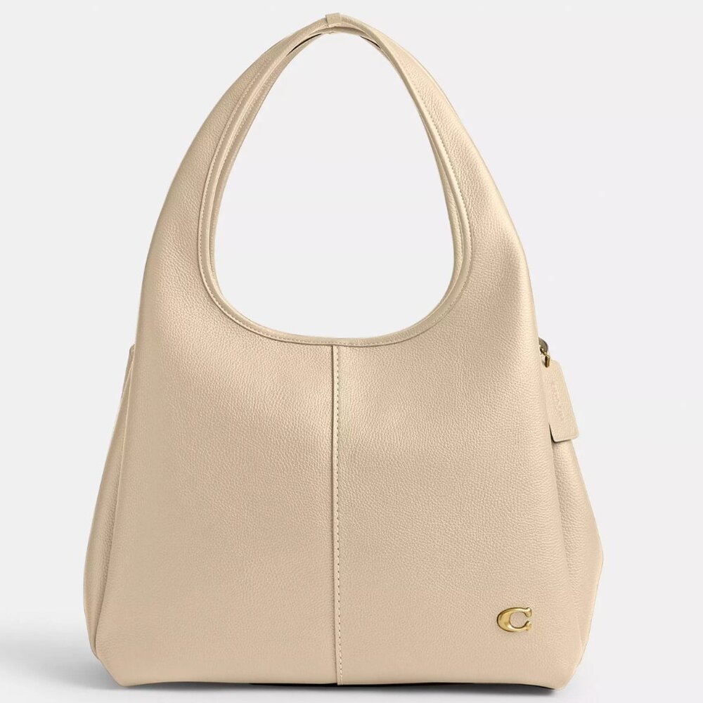 Coach Lana Shoulder Bag (Refined Pebble Color / Beige)